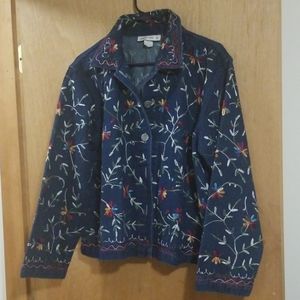 Industrie B Jean Embroidered Jacket